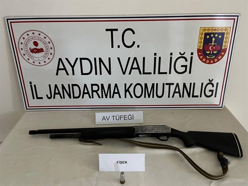Sultanhisar'da Şüpheli Şahıstan Tüfek   Ele Geçirildi