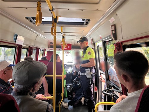 Nazilli’de Toplu Taşıma Araçlarına Sivil Jandarma Denetimi